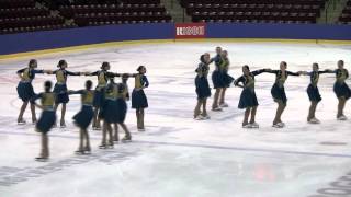 2011 Leaside Novice Free Program 1 Winterfest Synchronized Skating