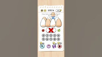 Level 56 | How many eggs are there? | Brain Test: Tricky Puzzles | #NewCreation | #New #Creation |