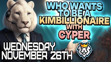 Who Wants To Be A Kimbillionaire with Cyper! #bitcoin #crypto #marketanalysis