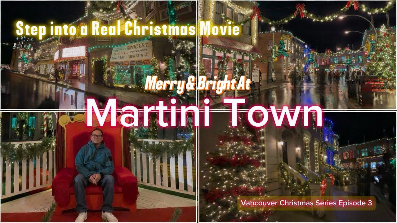 Martini Town| Real Christmas Movie Set: Vancouver Christmas Series (Episode 3) 