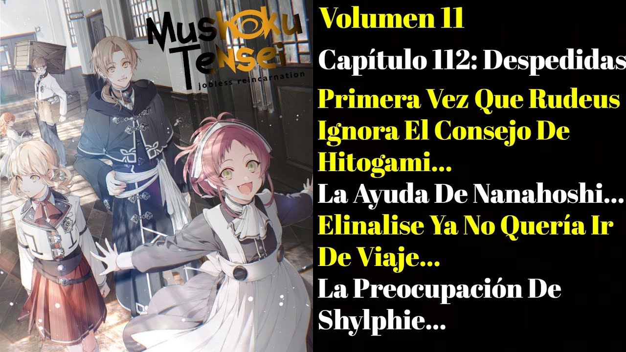 Despedidas Capítulo 112 Volumen 11 Mushoku Tensei YouTube