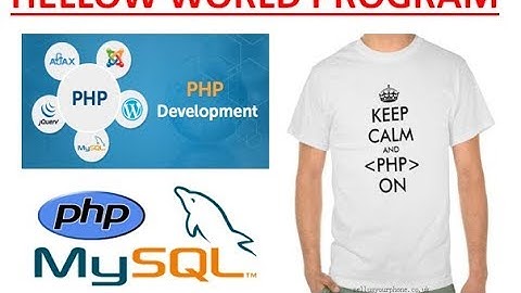 First Hello World Program learn in  PHP in Urdu Hindi