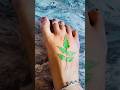Very Easy And Beautiful Leaf Mehndi Design 🌿#youtubeshorts #youtubeshorts #mehndi #henna #viral 🌿❣️🍃