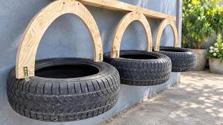 Her evin buna ihtiyacı var ama kimse yapmıyor! Eski bir araba lastiğini görmeniz gereken muhteşem bi
