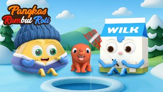 Bread Barbershop | Let's go fishing in winter! | Indonesian Dubbing