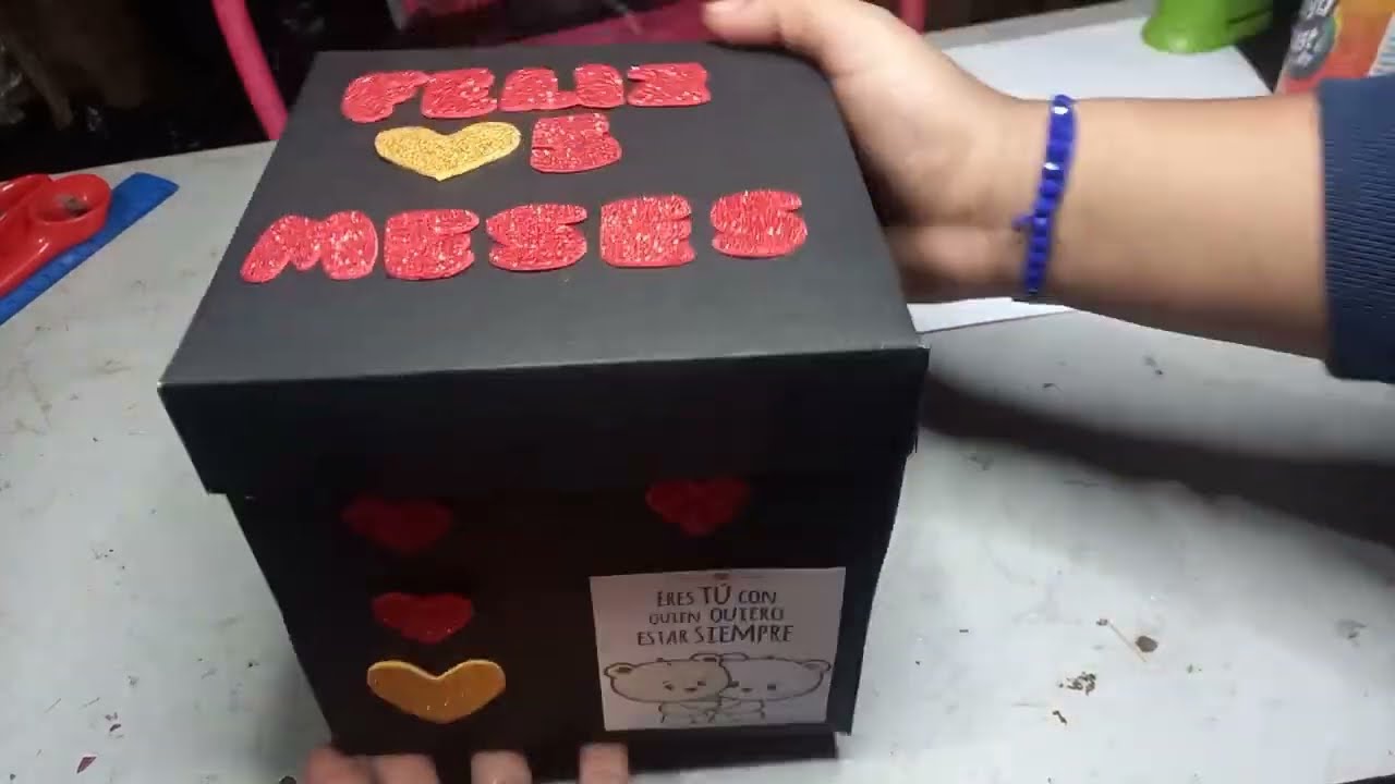 Caja explosiva para tu pareja #caja #regalo #novio #novia