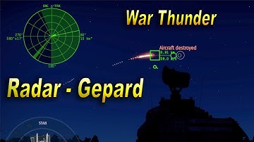 War Thunder How To Use Radar - Gepard - War Thunder Tutorial