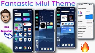 Amazing Miui Theme with lcon Animation⚡- Amazing Lockscreen, System Ui and Much More?| Must Try?