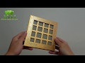 Metallic Gold Eyeshadow Palettes-empty palette reviews