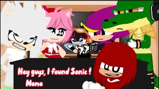 Hey guys, I found Sonic ! \/ meme \/ Sonic Forces \/ Gacha club