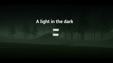 A light in the dark (Game Jam)