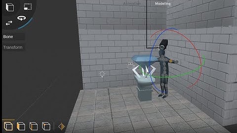 making a scene. diamond (prisma 3d animation)