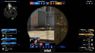 broky INSANE ACE to defend the site vs Astralis