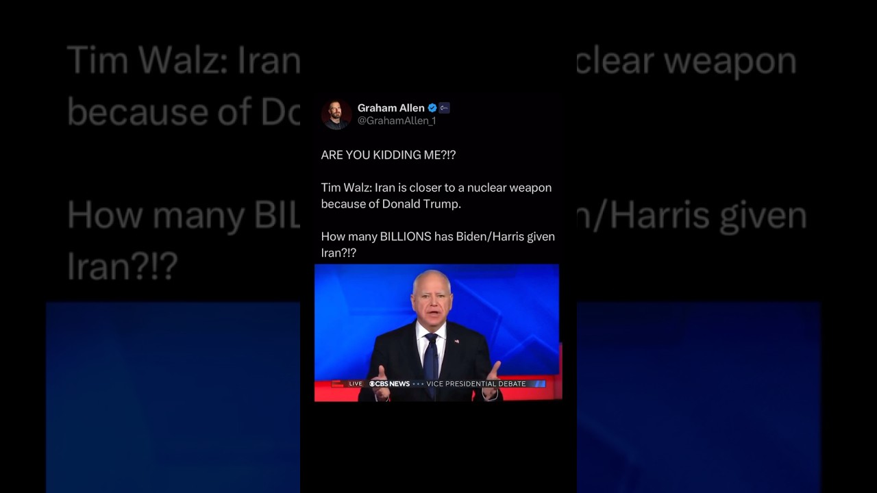 Walz has NO IDEA what he’s talking about…