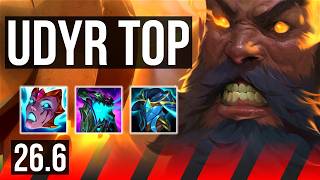 UDYR vs ZAAHEN (TOP) | Good KDA: 9/1/2 | EUW Challenger | 26.6
