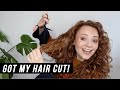 I GOT MY HAIR CUT! | CURL BY CURL CUT