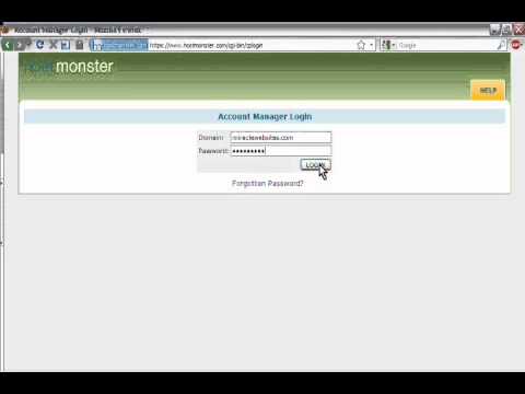 How to Sign In to Your HostMonster Account