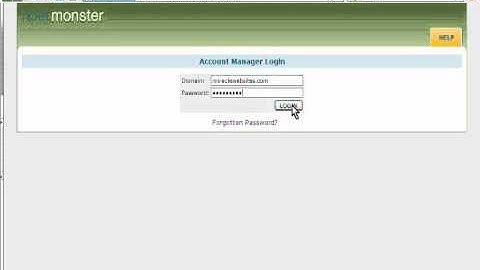 How to Sign In to Your HostMonster Account