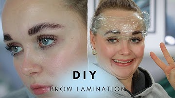 HOW TO:  DIY brow lamination with ICONSIGN lashlift kit!