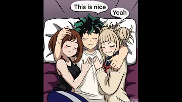 My Hero Academia OT3 Comic - THIS IS NICE (Featuring Deku, Ochaco, and Toga)