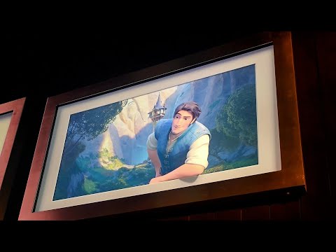 Once Upon a Studio Theater - Full Show on just the Tangled painting