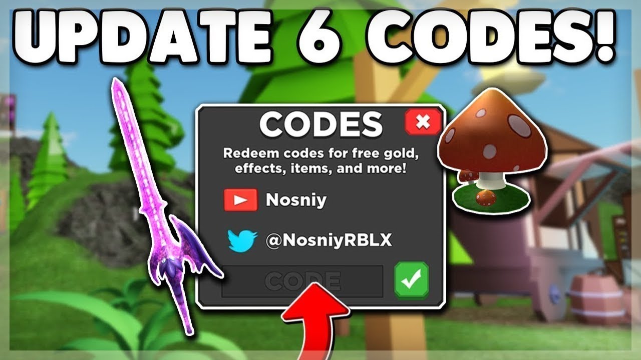 Update 1 codes