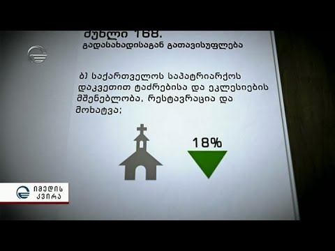 საკონსტიტუციო სასამართლო მართლმადიდებლურ ეკლესიას საგადასახადო შეღავათებით სარგებლობას უწუნებს