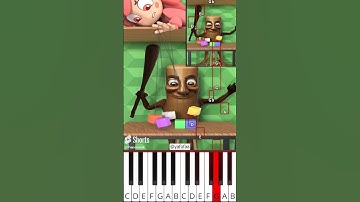 Watch 2 Videos Separately | Brainrot Animation (@yafofaa) - Octave Piano Tutorial