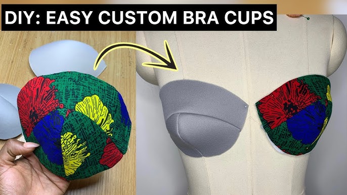 BIG BUST BRA HACK - Making CUSTOMIZED BRA CUP to get a PUSH UP