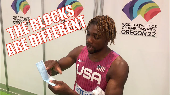 Noah Lyles Says The Blocks At Worlds Are DIFFERENT...