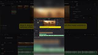 DaVinci Resolve: Quick Audio Ducking for Dialogue and Background Music