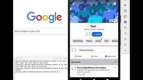 Arbitrary code execution on Facebook for Android PoC