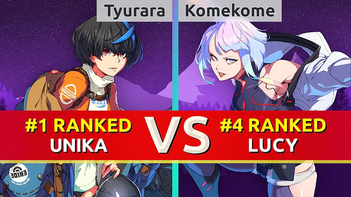 GGST ▰ Tyurara (#1 Ranked Unika) vs Komekome (#4 Ranked Lucy). High Level Gameplay