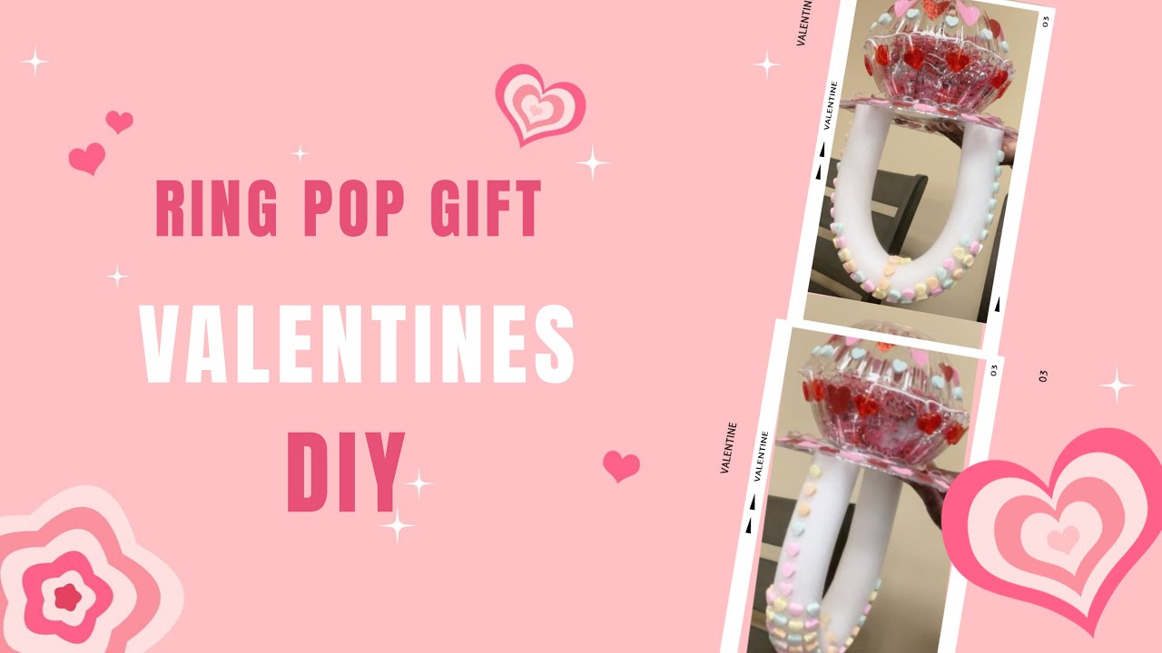 Valentine Ring Pop DIY - YouTube