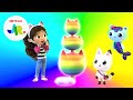 Rainbow Tree’s Drip Dropping Colors 🌈 Gabby’s Dollhouse | Netflix Jr