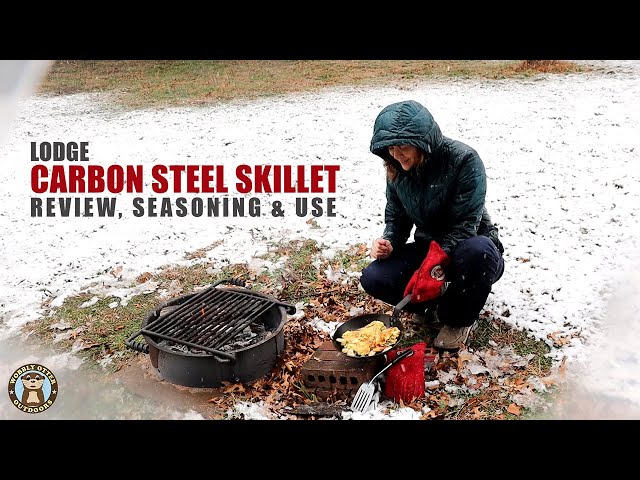 Lodge Seasoned Carbon Steel Skillet