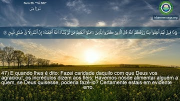 سورة 36. يس (ترجمة باللغة البرتغالية) | مشاري بن راشد العفاسي