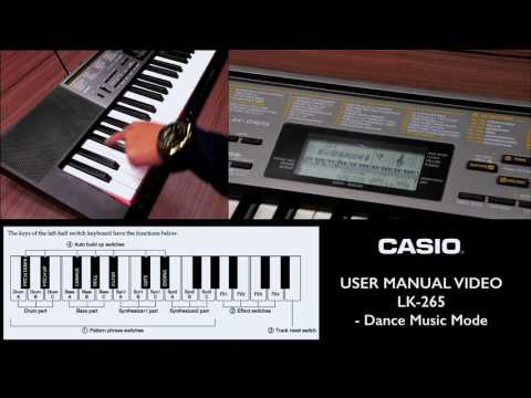 4.3 - Casio LK-265 Tutorial - Dance Music Mode