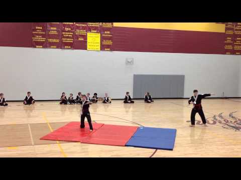 Nicholas demo team performance....Black belt spectacular May2015