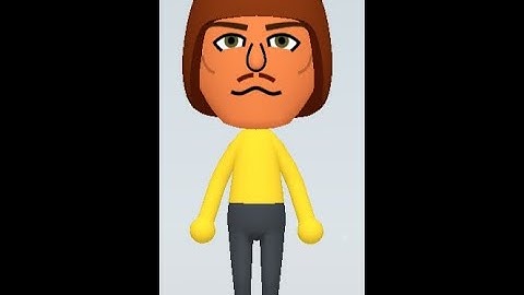 Nintendo CPU Wii/Switch Mii Character: Mike Mii