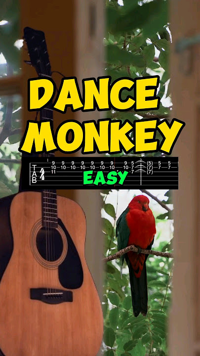 Dance Monkey Tones and I | Easy guitar tabs #guitartabs #guitarchords #guitartutorial #guitarcover
