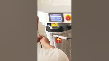 Drawstring Insert Automation #garmentssewingtechnique #drawstring #sewingstudio