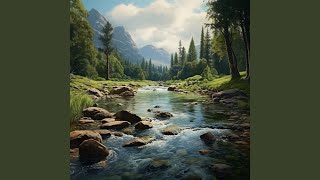 Gentle River's Soothing Stream Echoes
