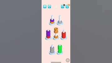 Nuts And Bolts Sort Puzzle Game Level 18 #gaming #shorts #puzzlegame #viral