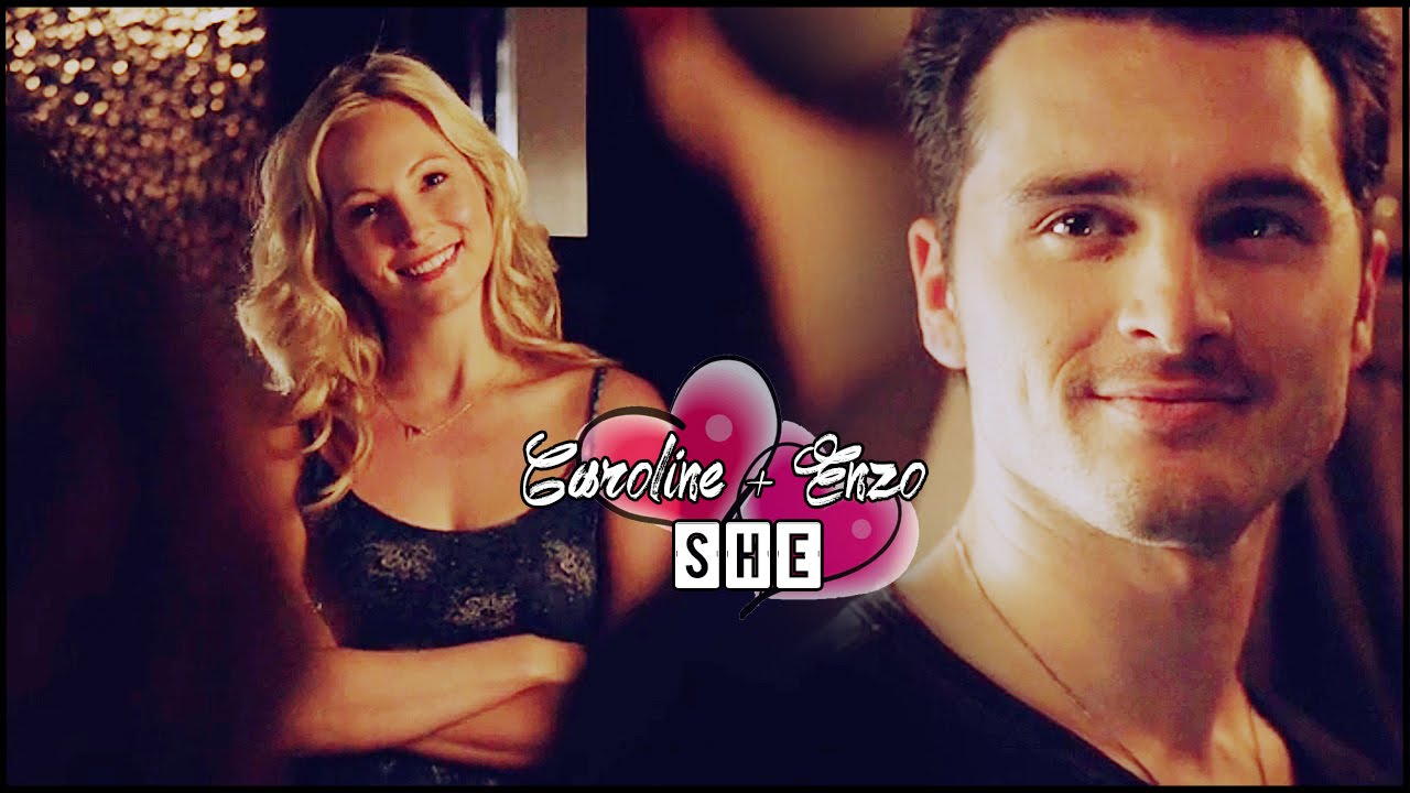caroline & enzo; she