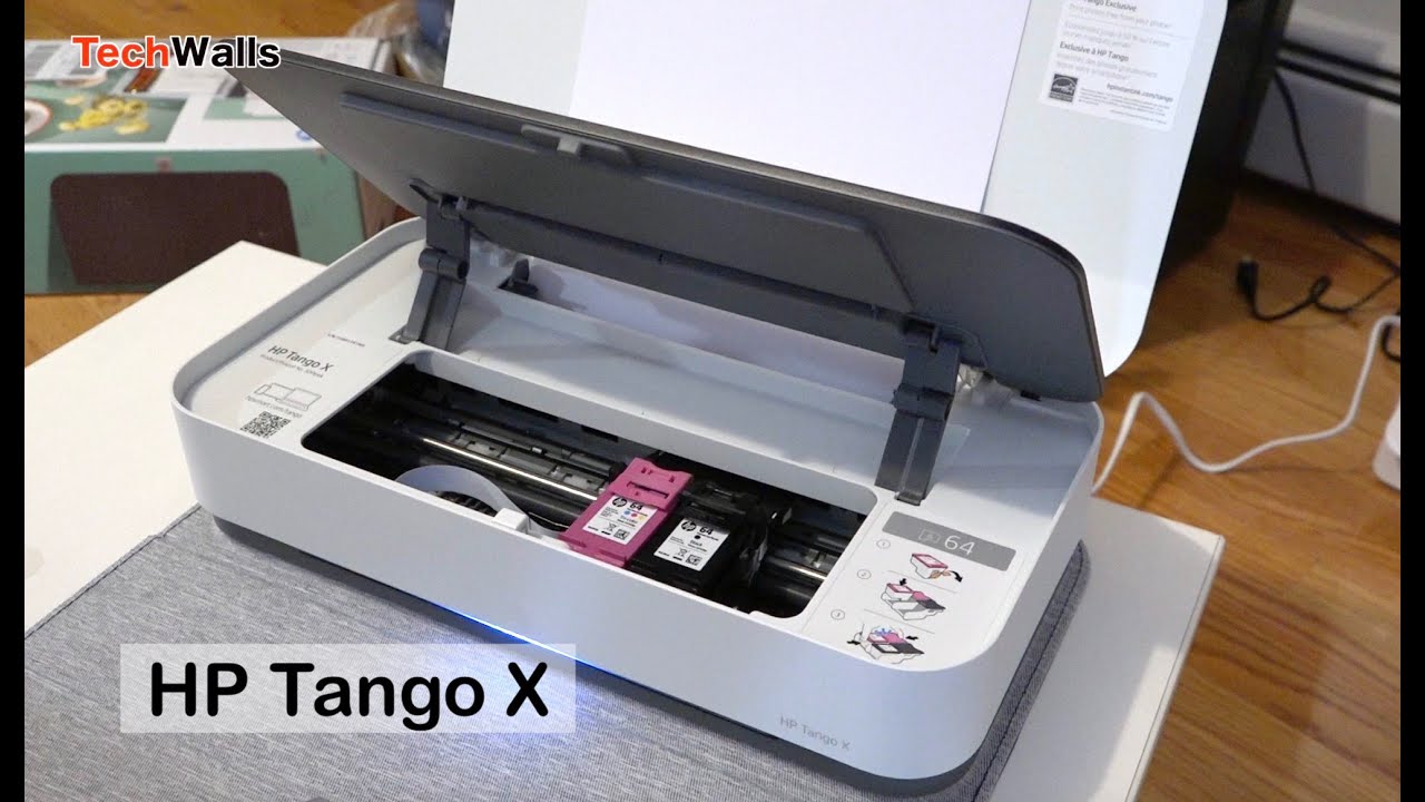HP Tango X Smart Printer Unboxing & Testing - YouTube