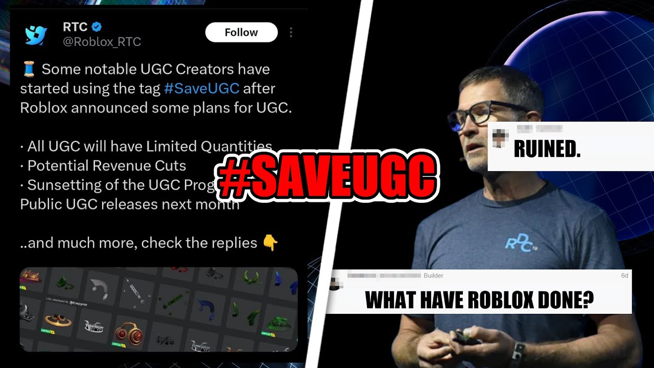 ROBLOX UGC BEING OPENED UP TO EVERYBODY?? #SAVEUGC - YouTube