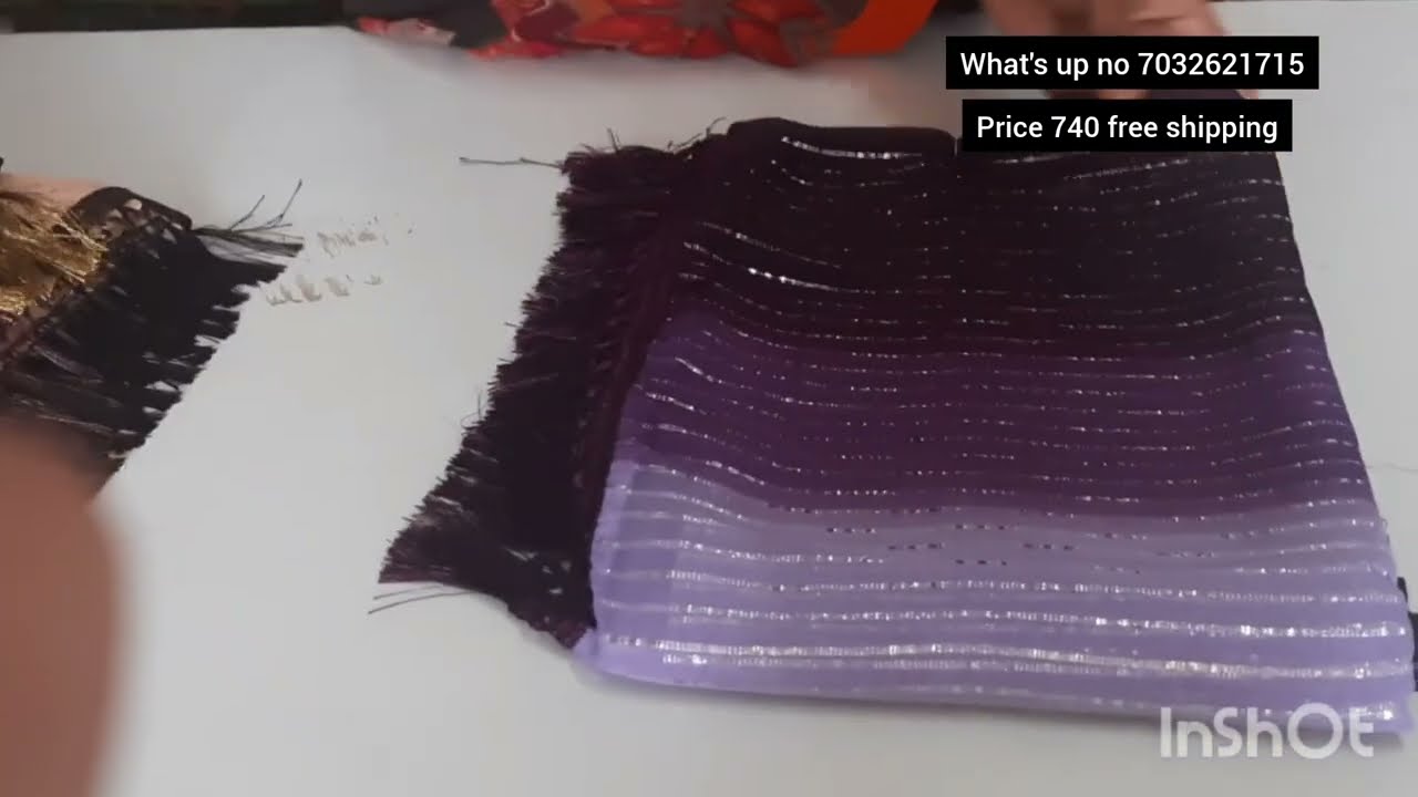 Sequence sarees with work blouse and hip belt@lekha fashions vlogs