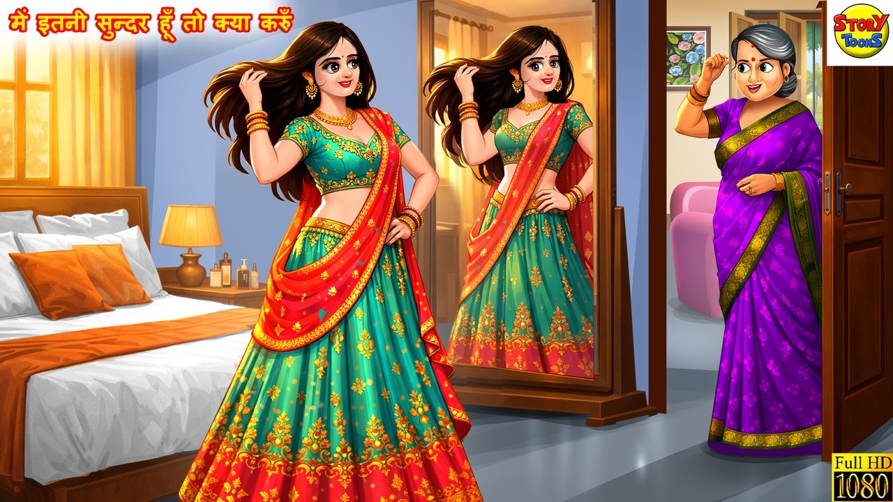 मैं इतनी सुंदर हूँ तो क्या करुँ | Hindi Kahani | Moral Stories | Hindi Story | Cartoon Video |Kahani