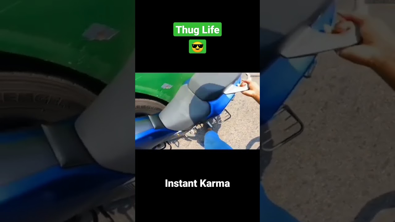 Biker Thug Reply to Bus driver | Biker Instant Karma 